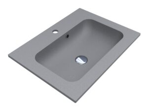 Умывальник DELLA 600 MIRASTONE GRAY