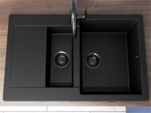 Кухонная мойка LAPAS черная — изображение 3